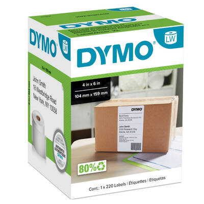 DYMO 5XL LW Ekstra Geniş Etiketi 104x159mm 220 li Paket