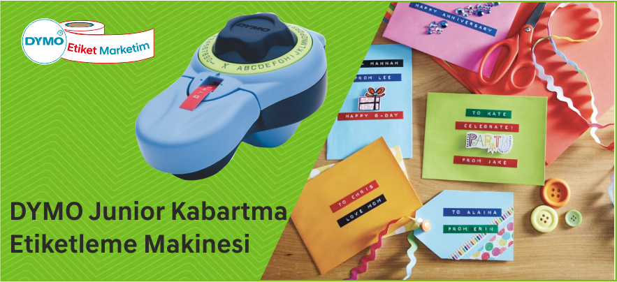 DYMO Junior Mekanik Kabartmalı Etiket Makinesi