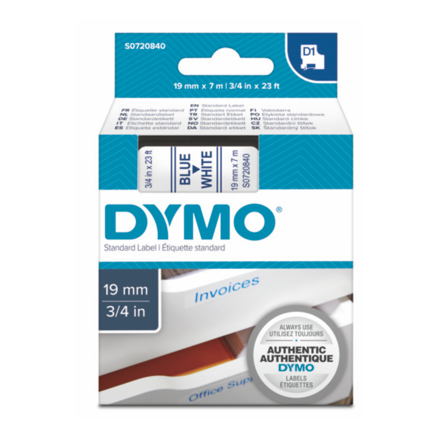 Dymo D1 19mm Yedek Şerit Etiketler